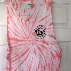 VS pink tank sz L